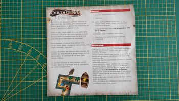Notice règle du jeu pièce détachée jeu de société Cartagena L'évasion 2009 Leo Colovini #C54