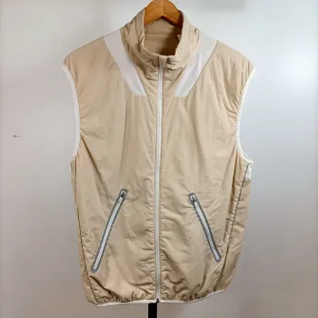 Gilet  Veste sans manches COS beige technique S nylon recyclé poches zippées A1412