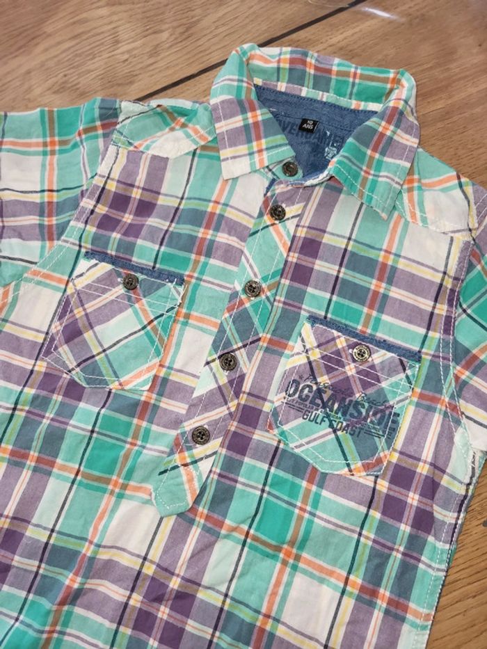 Polo façon chemise garçon 10ans - photo numéro 2