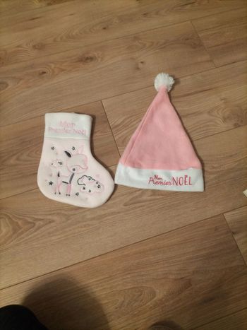 Bonnet de Noël et Chaussette de Noël