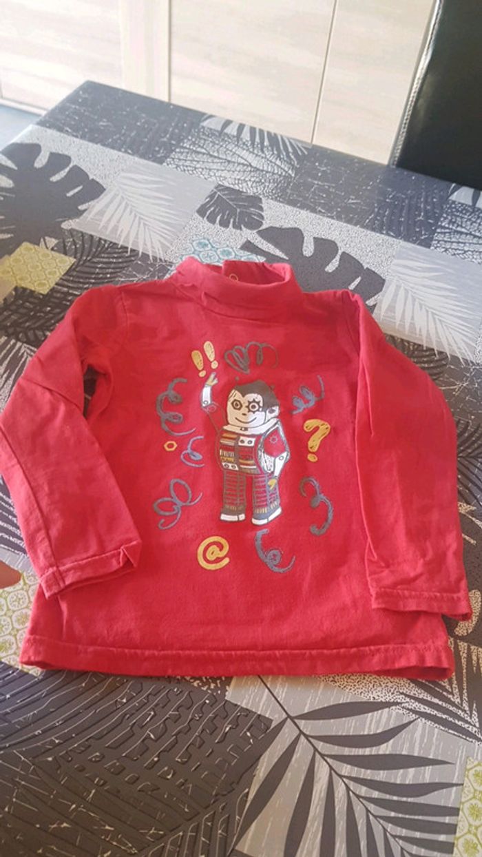 Tee-shirt col roulé