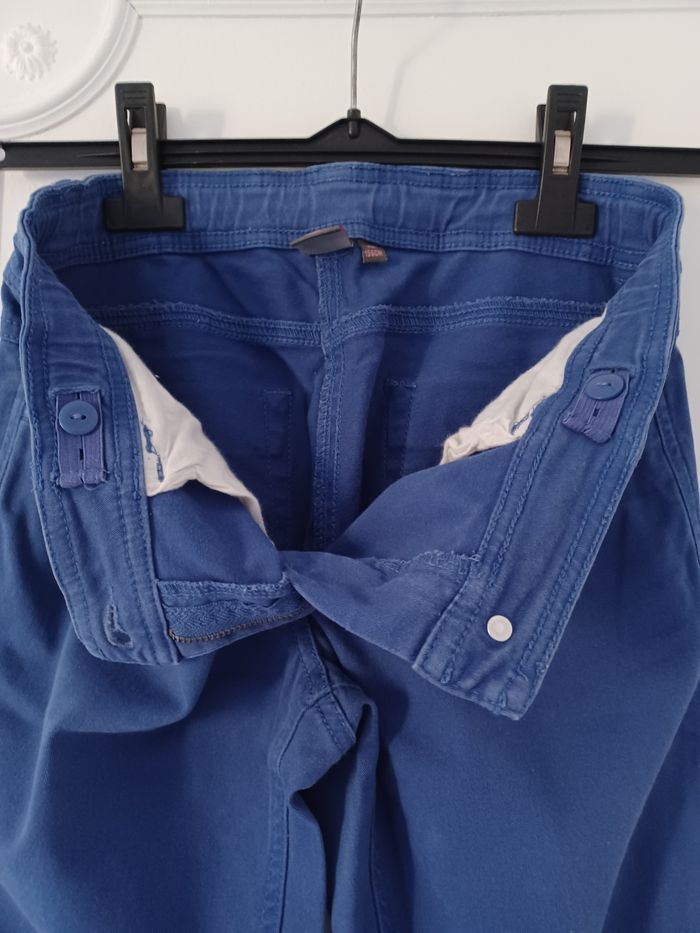 Jeans couleur bleu dur électrique bilook 14 ans - photo numéro 7