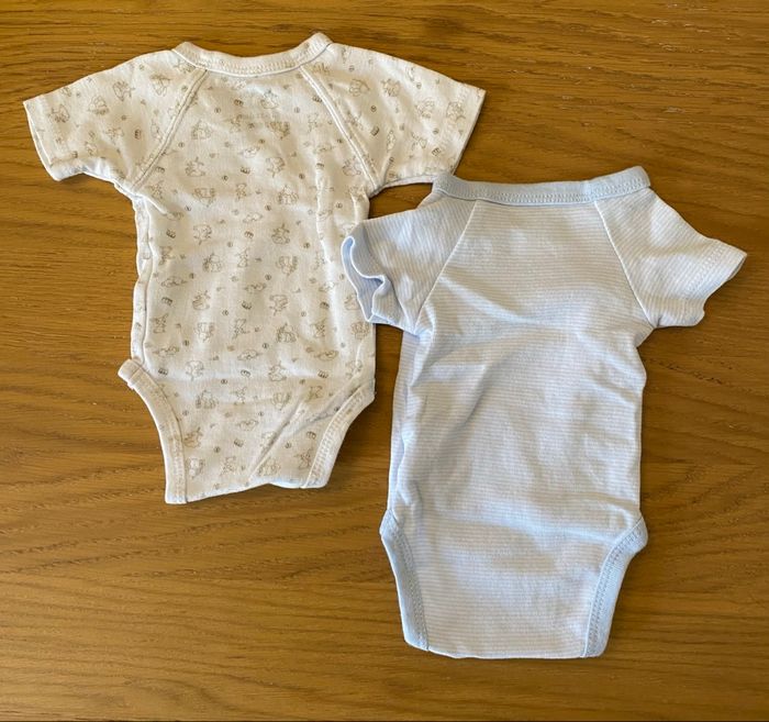 Kiabi Lot de 2 bodies lapin et souris Taille Naissance - photo numéro 6