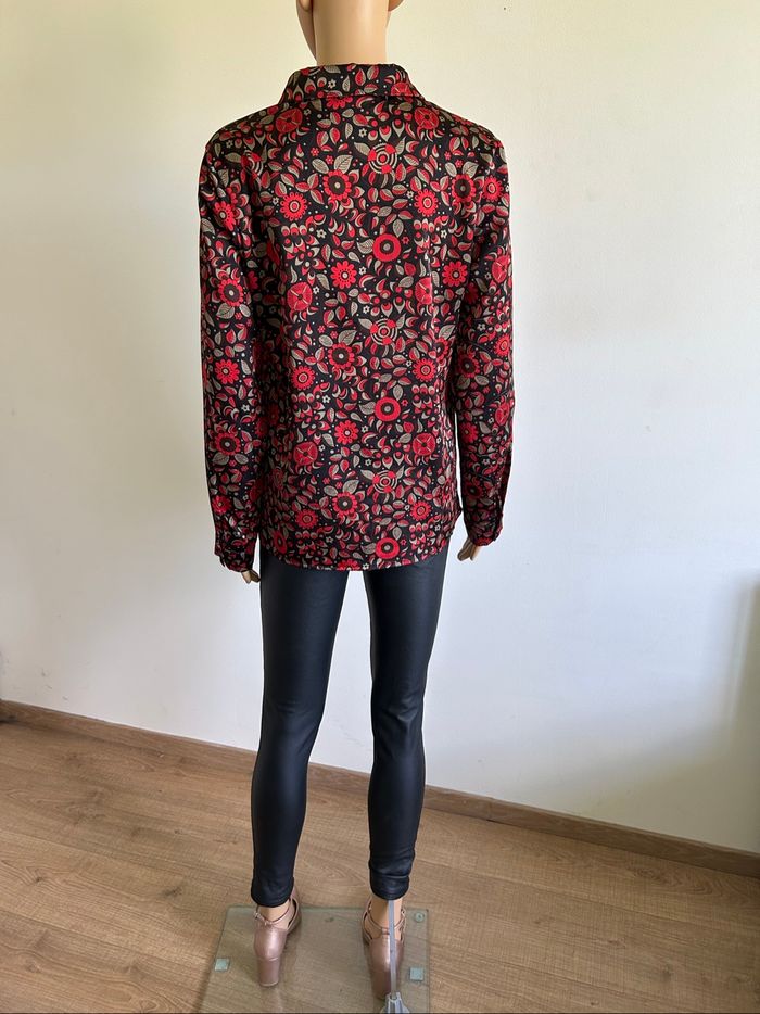 Chemise imprimée à manches longues Cerise Blue taille S jamais portée - photo numéro 6