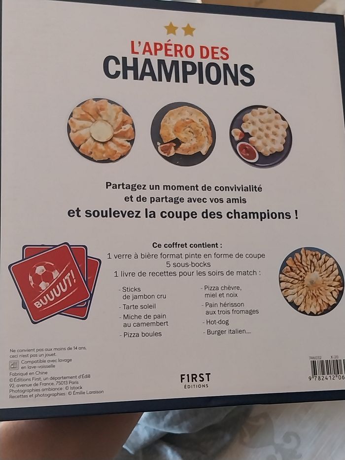 Coffret apéro champions - photo numéro 2