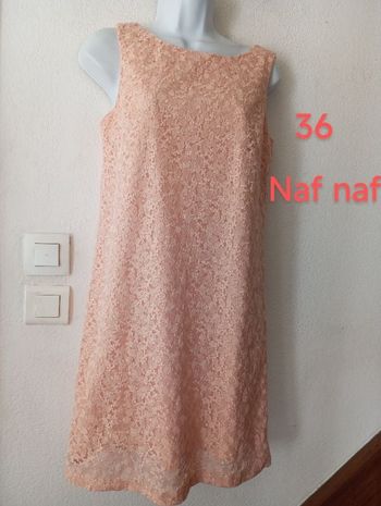 Robe dentelle doublée femme 36