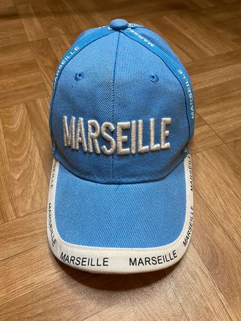 Casquette bleu turquoise Marseille taille 3/5 ans