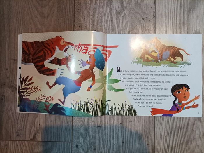 Livre " le tigre, le brahmane et le petit chacal" - photo numéro 4