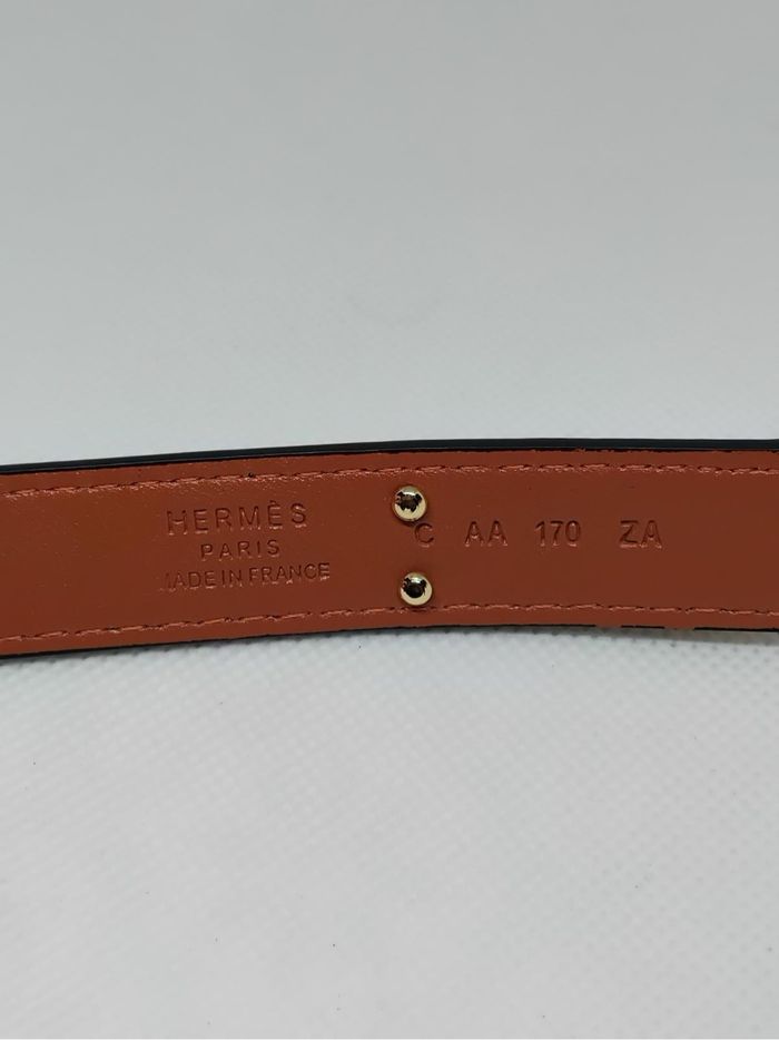 Ceinture hermes en cuir 105cm - photo numéro 4