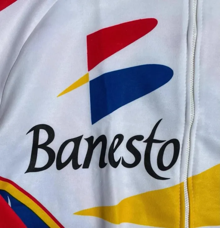 Nalini Banesto Jersey Maillot Veste de cyclisme vintage 90s mens medium - photo numéro 5