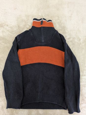 Pull Col Montant Zippé Enfant