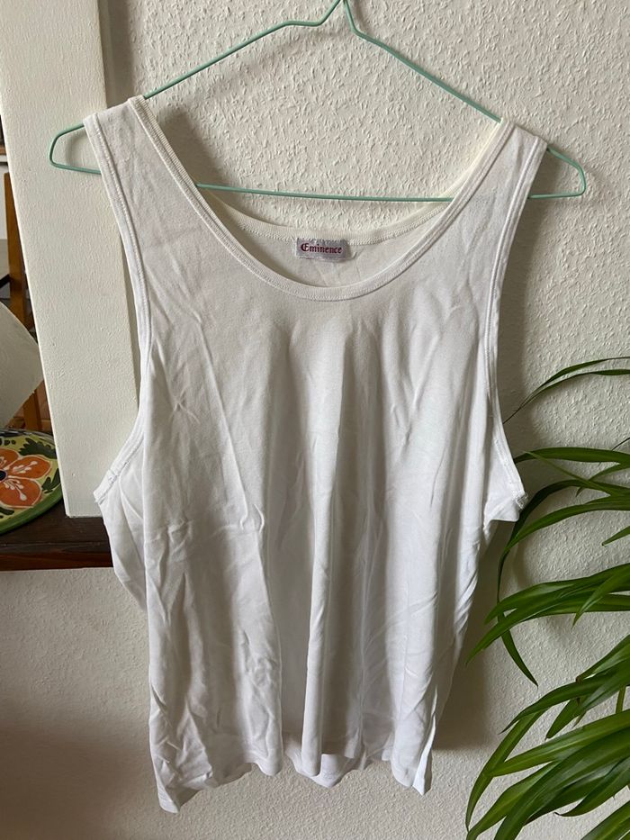 Débardeur blanc Éminence