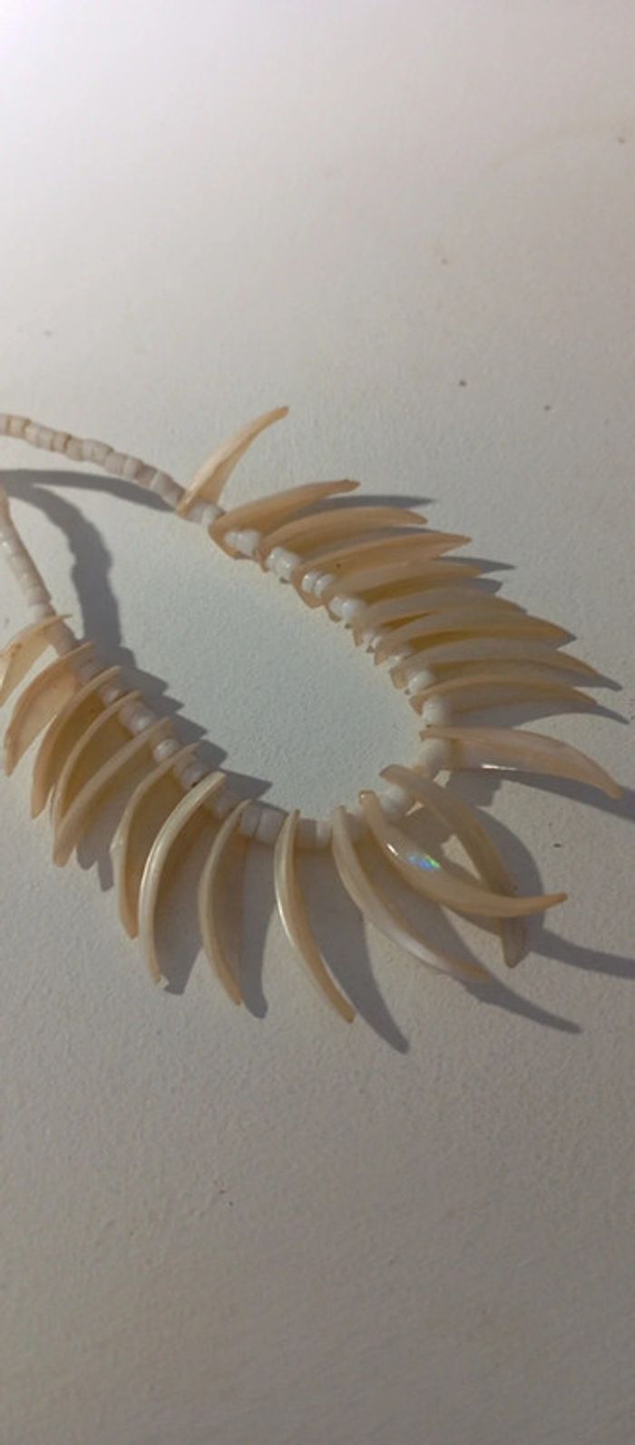 Collier pointes de nacre vintage - photo numéro 5