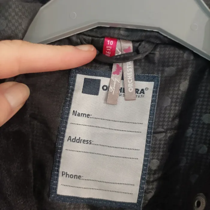 Imperméable doublé Orchestra 10 ans - photo numéro 3