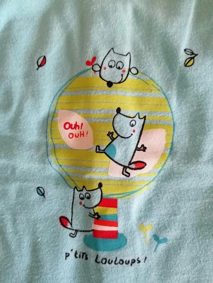 Tee-shirt et pantalon garçon taille 6 mois - photo numéro 3