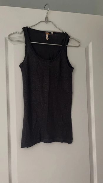 Débardeur bizzbee gris pailleté