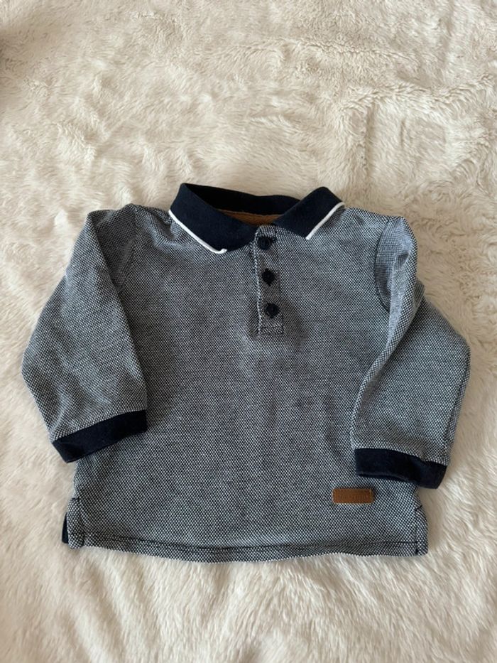 Polo manche longue