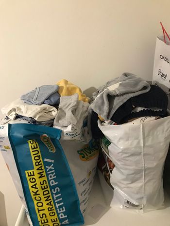 2 gros sac de vêtements garçon