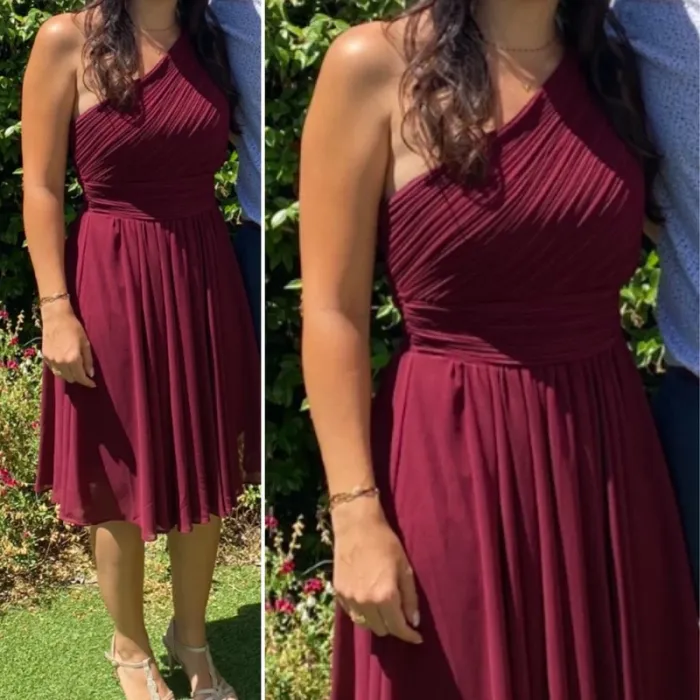 Robe de cérémonie bordeaux - photo numéro 8