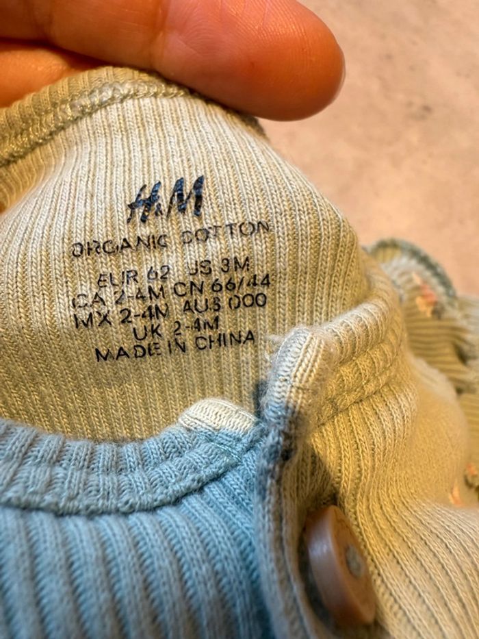 Combinaison bébé H&M 62 cm - photo numéro 6
