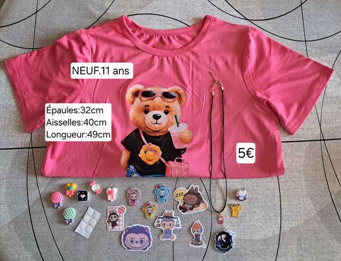 Tee-shirt NEUF pour fille 11 ans