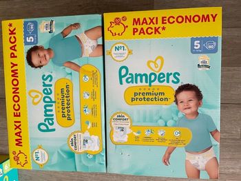 Mega pack xxl de 160 couches pampers harmonie taille 5 neuf