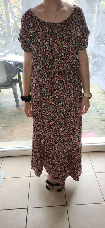 Robe longue fleurie d'été s/m