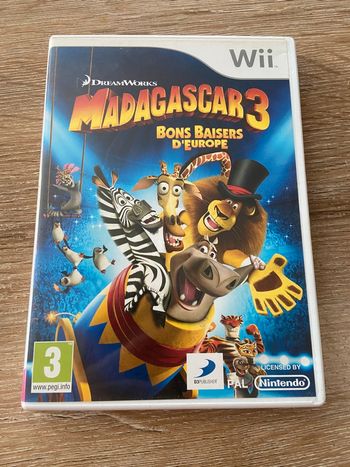 Madagascar 3 bons baisers d’europe nintendo wii