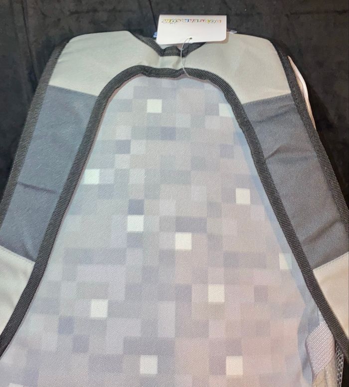 Sac à dos neuf minecraft popgear gris neuf avec étiquette (épée & pioche) - photo numéro 6