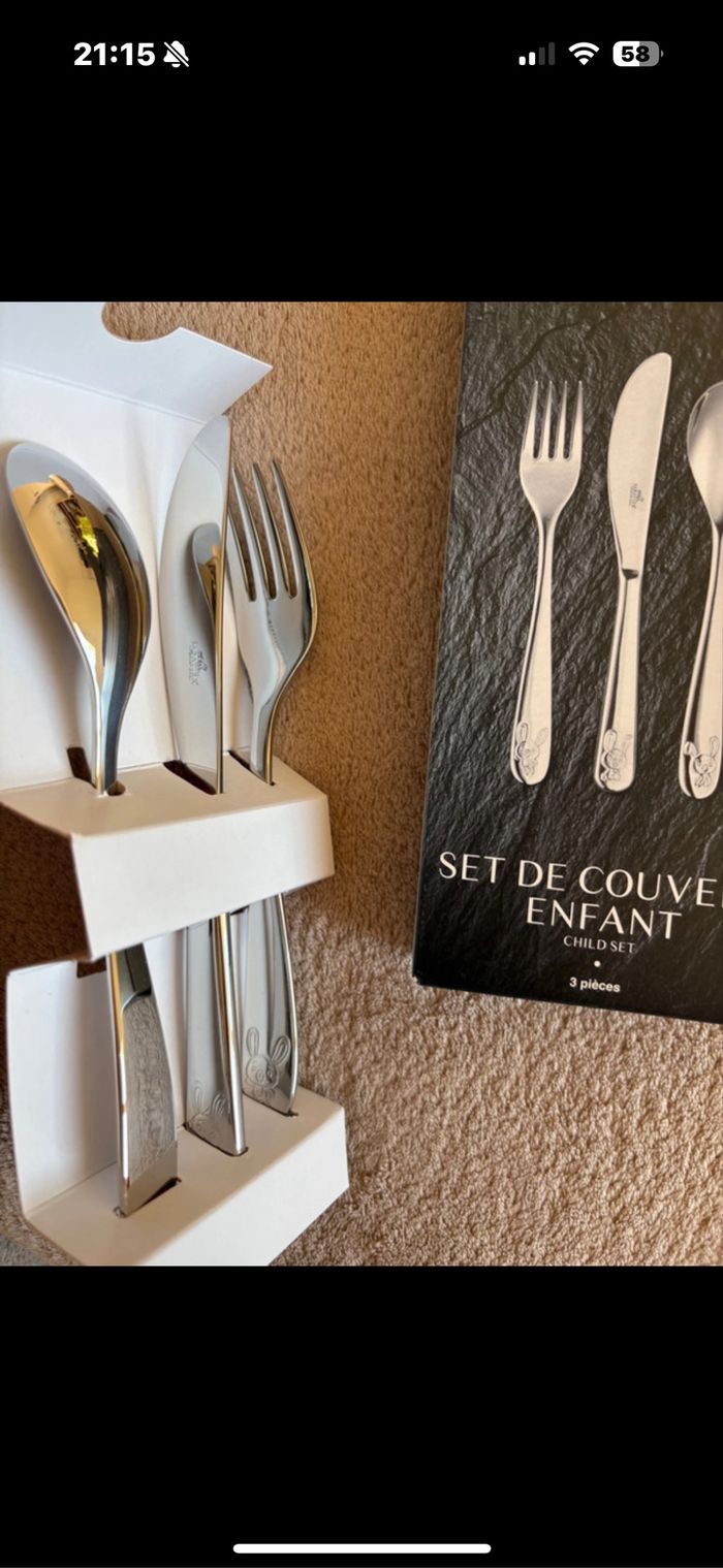 Set de couverts enfant Sabatier - photo numéro 2