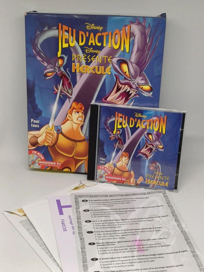 Lot Fan Disney Hercules livre coloriage jeu action PC Peinture activité cartes - photo numéro 6