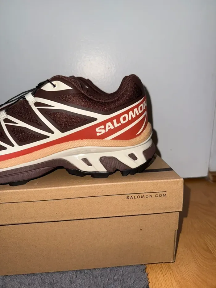 Salomon XT-6 Marron, Beige Rosted Clay / Burnt Ochre / Almond milk - photo numéro 2