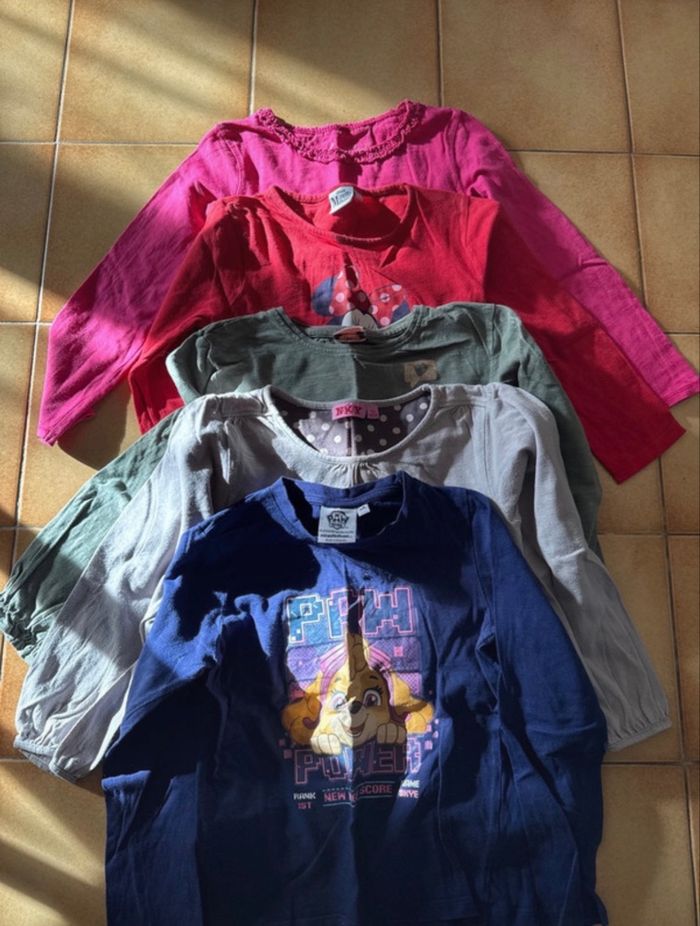 Lot t-shirt manches longues - photo numéro 2