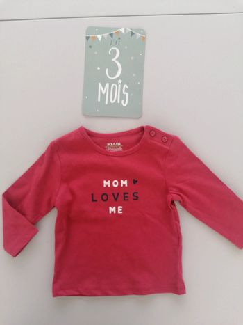 T-shirt 3 mois kiabi