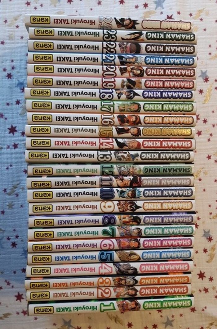Lot mangas Shaman King tome 1 à 24 1998