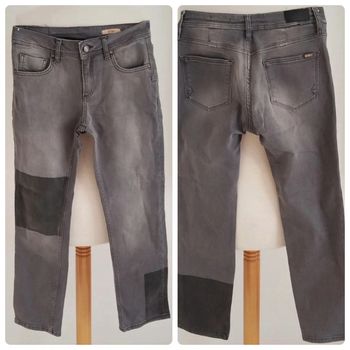 Jean gris et noir Reiko taille 38