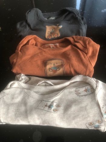 Bodies long imprimé dessin 9 mois 