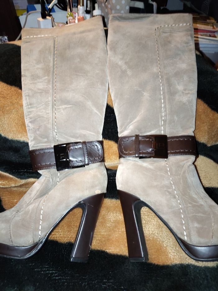 Bottes cavalières LAURA BIAGIOTTI T. 38 - photo numéro 6