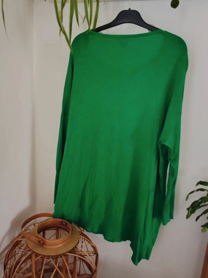Pull fin et long vert - photo numéro 6