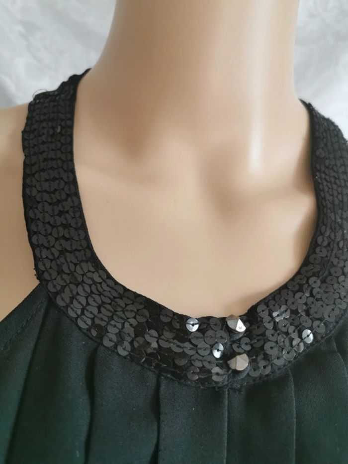 Superbe top noir. Taille 40. Camaïeu - photo numéro 2
