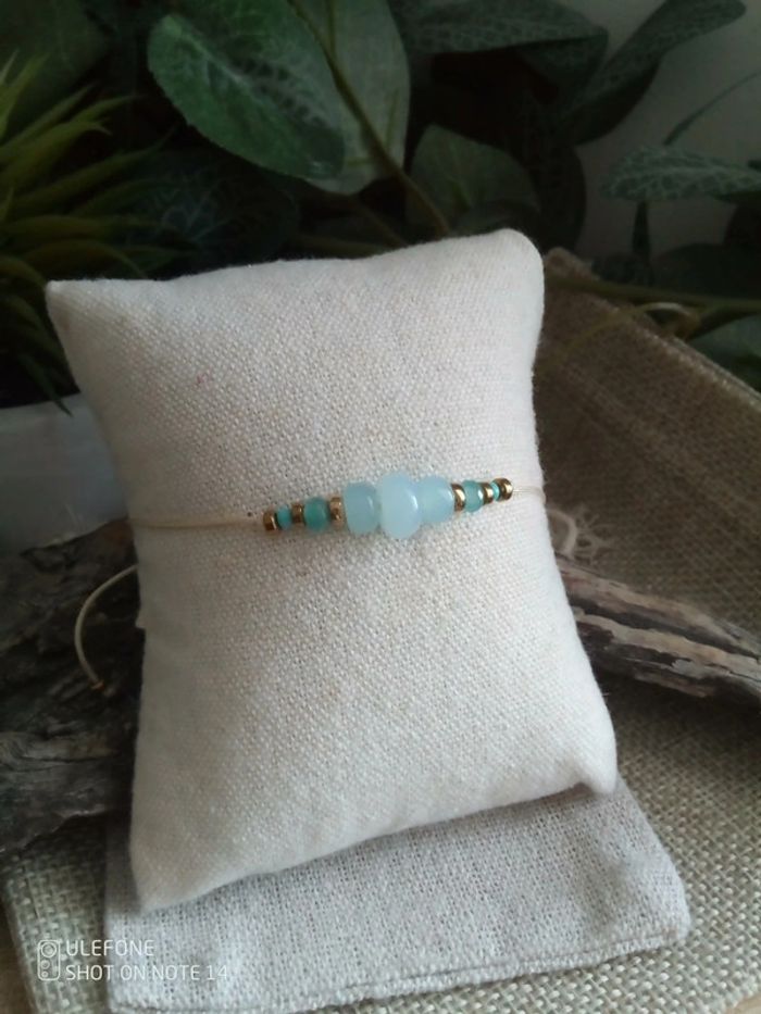 Bracelet aigue marine