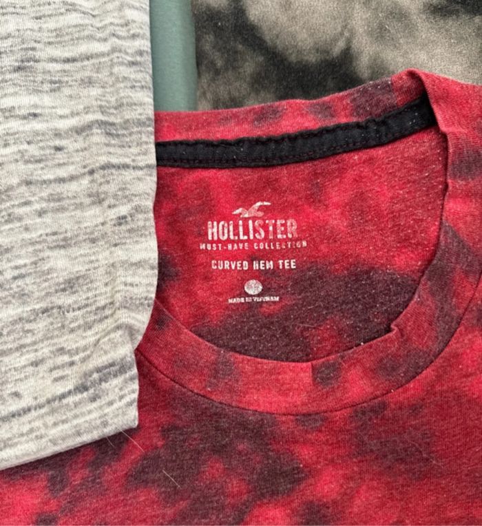 Lot de tee shirt hollister - photo numéro 2