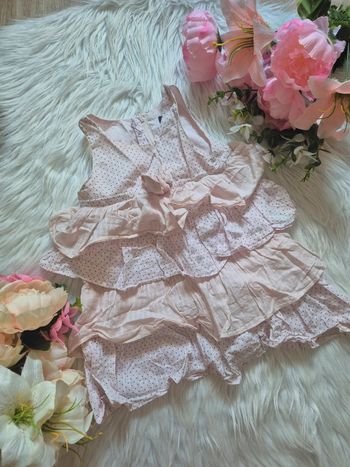 👗 Robe à volants rose poudré – Sergent Major – 3 ans