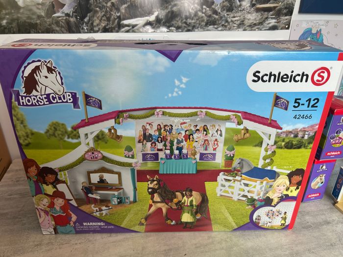 grand concours schleich avec chevaux et accessoires et boite d'origine - photo numéro 6