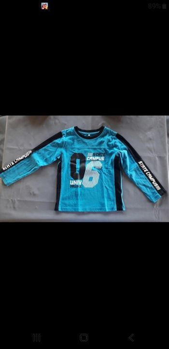 T-shirt manches longues taille 6 ans