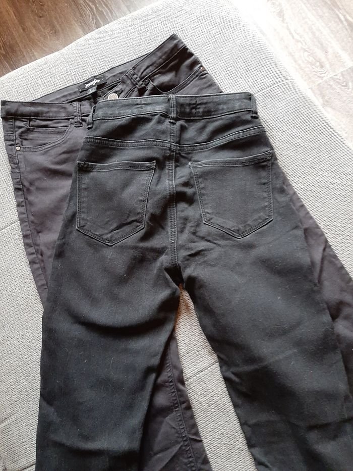 Lot de deux jeans noir - photo numéro 6