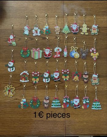 Porte cles peinture diamant