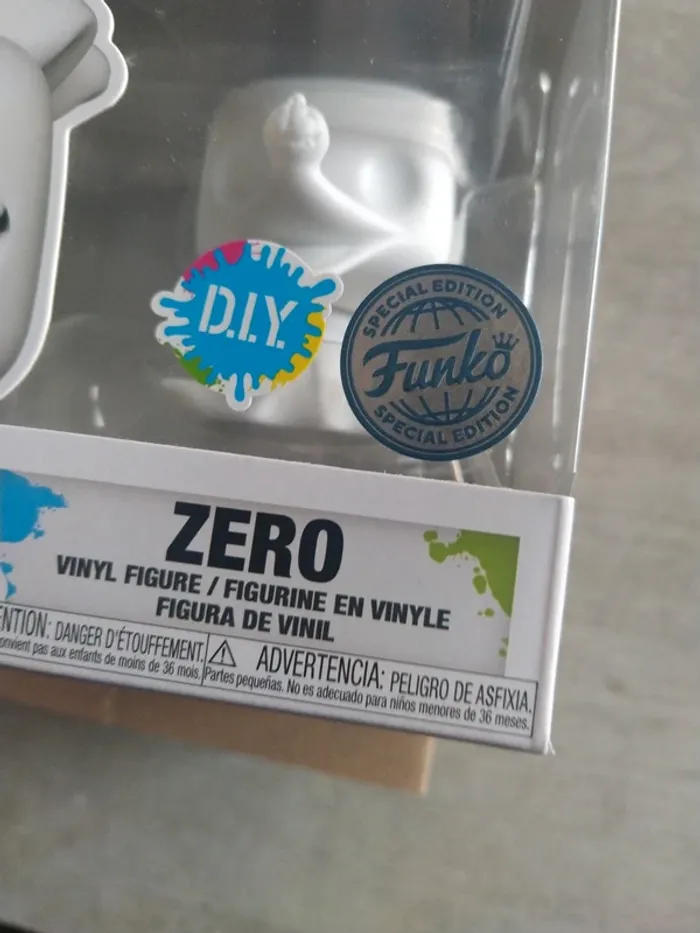 Figurine zéro pop funko diy blanc - photo numéro 3