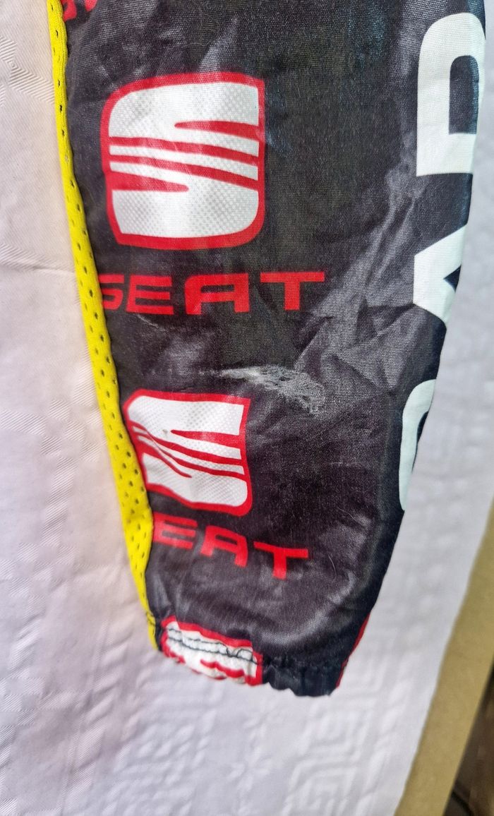 Veste cyclisme vintage , C.C Valles , sponso Seat , taille M - photo numéro 8