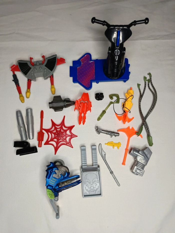 Accessoires figurines Power rangers, tortues ninja, spiderman